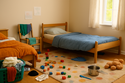 כשהחופש הגדול פוגש ילדים בבית, הבלגן מתרבה מהר יותר ממה שהמזגן מצליח לקרר