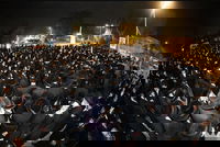 מחאת הענק של קהילות החסידים מול שערי כלא 10