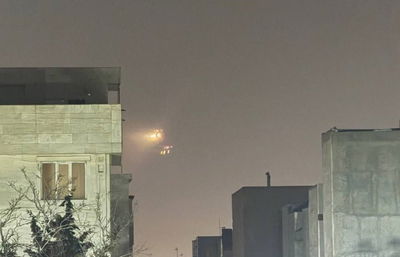 הבזקי הטילים בשמי טהרן הלילה