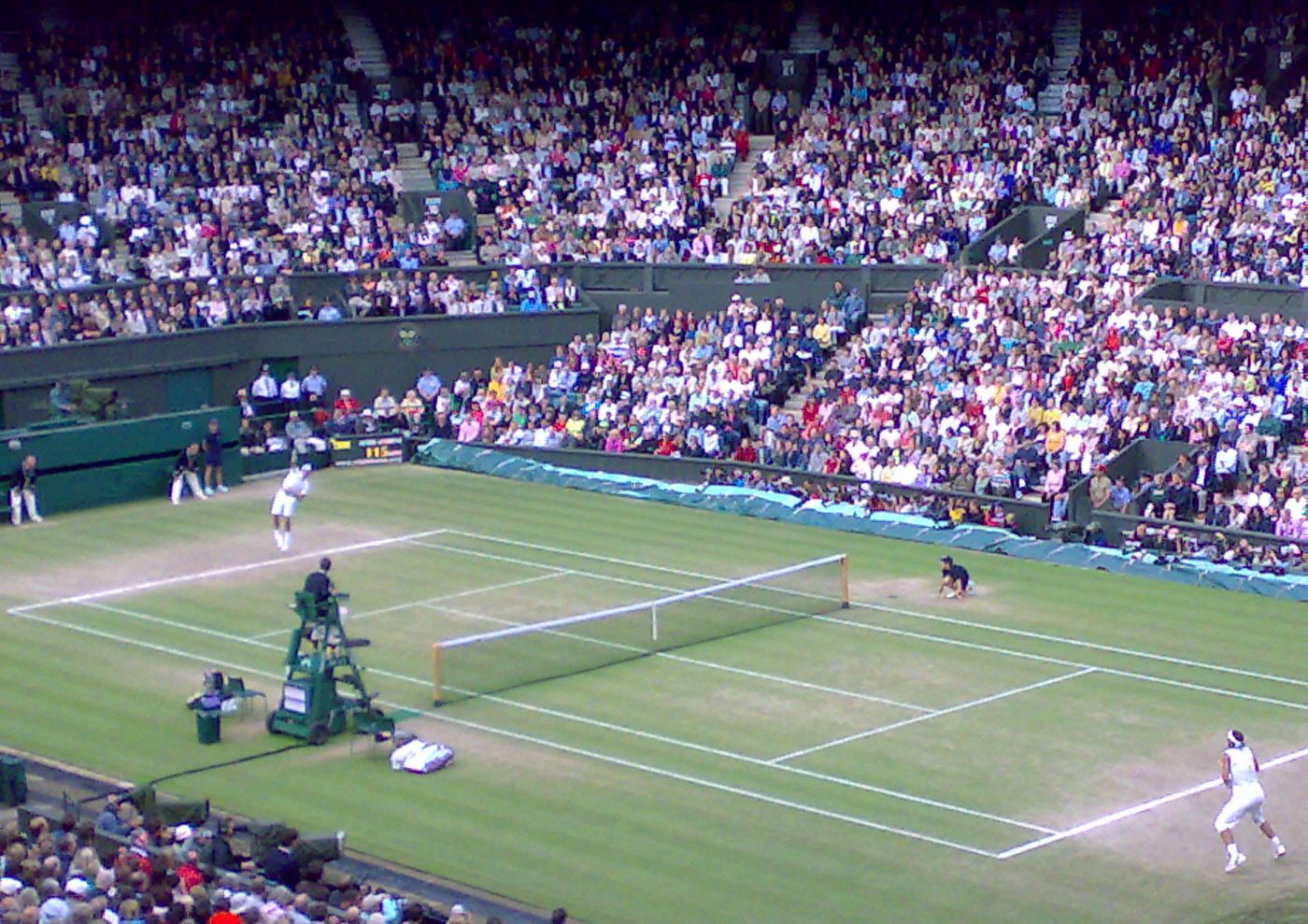 פדרר מול נדאל בגמר וימבלדון 2008