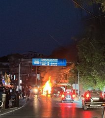 זירת התקיפה הערב בלבנון