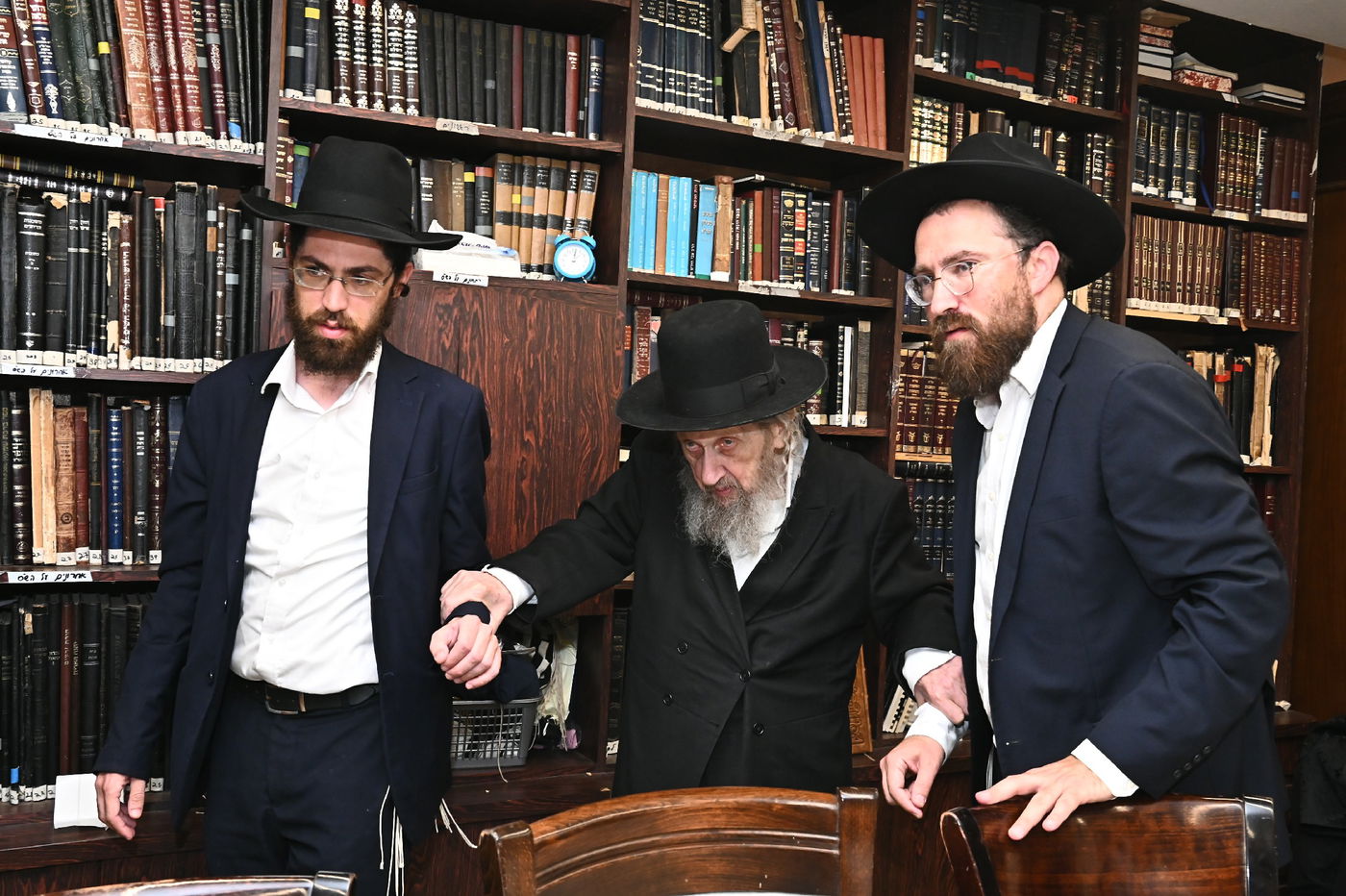 הגר"ד לנדו בביקור אצל הגר"מ שטרנבוך