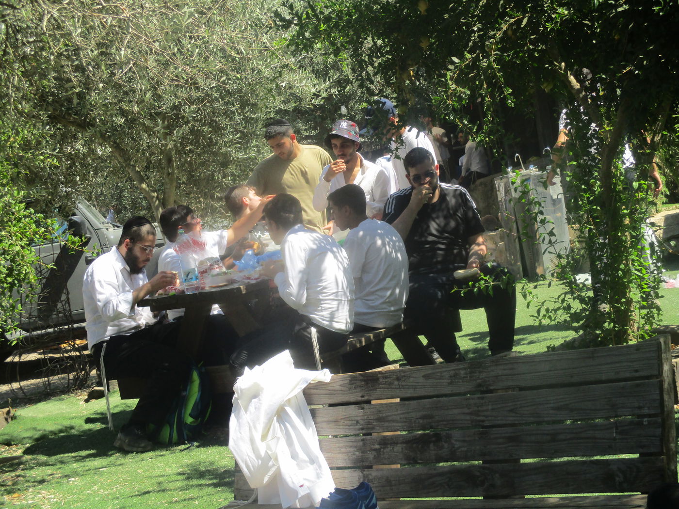 הקעמפ של ישיבת 'שערי תבונה' בעיר מעלות.