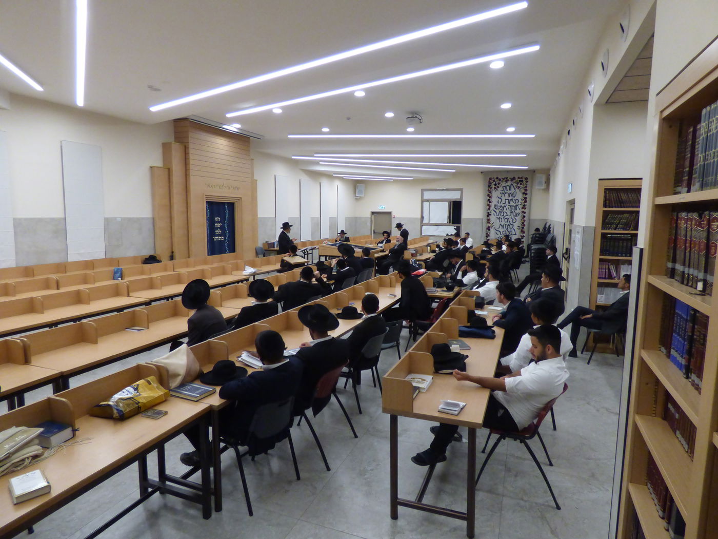 הקעמפ של ישיבת 'בית הלוי' בישוב כרמי קטיף