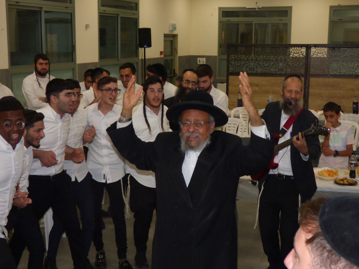 הקעמפ של ישיבת 'בית הלוי' בישוב כרמי קטיף