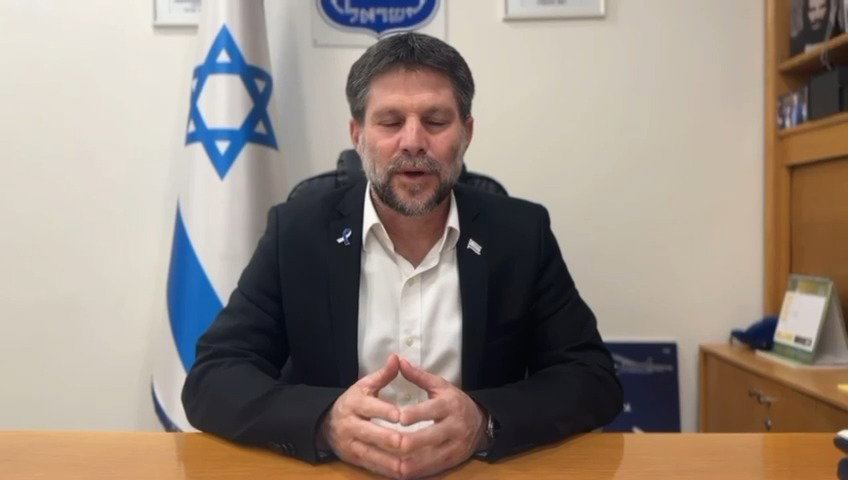 סמוטריץ' לפני מספר דקות 