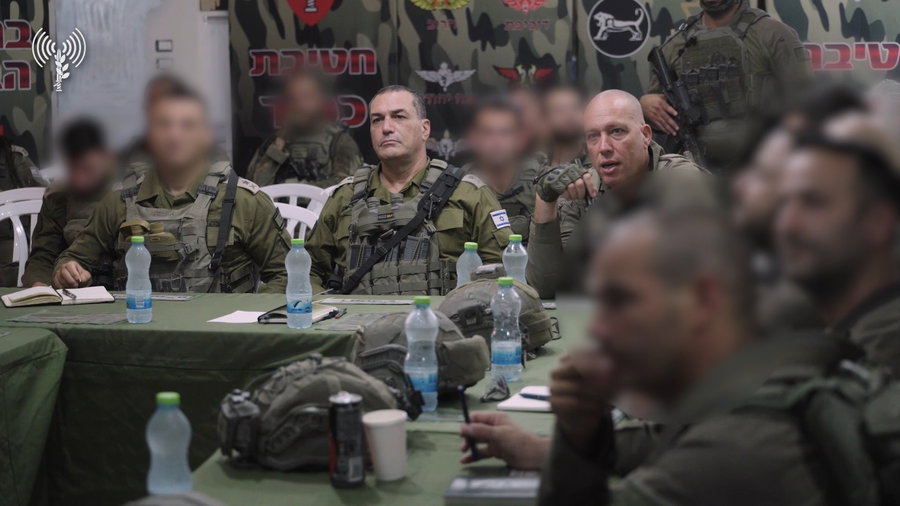 הרמטכ"ל זמיר בעזה 