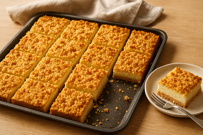 בלי טרחה, בלי בלגן: עוגת גבינה קרמית שמתערבבת בכף אחת