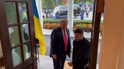 טראמפ וזלנסקי, הערב