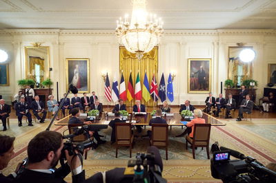 הפגישה בבית הלבן אמש