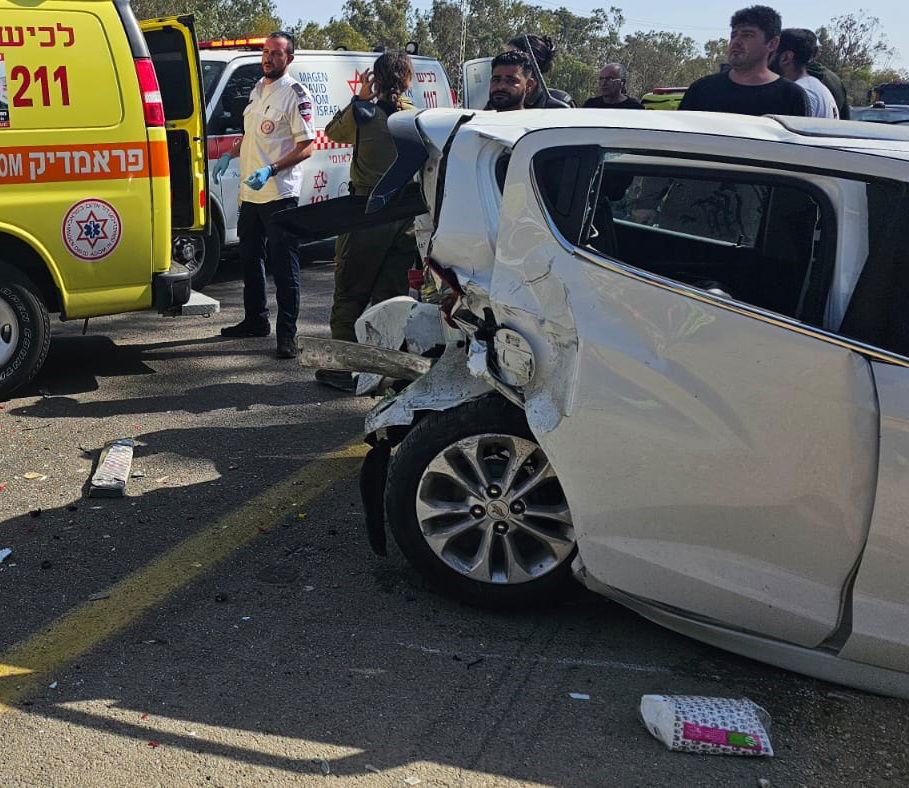 זירת התאונה