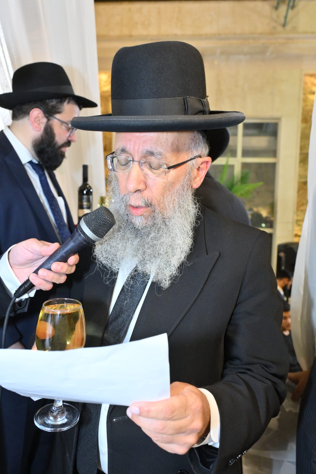 שמחת נישואי בת רבה של כפר יונה הגאון רבי יוסף הללויה