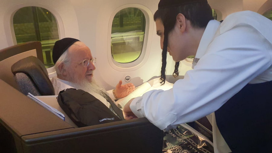 רבי שלמה ידידיה זעפראני עם מוטי שטיינמץ
