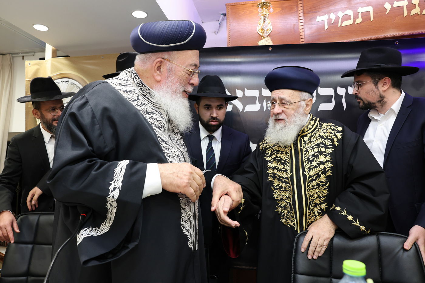 הראשלצ"ים הגר"י יוסף והגרש"מ עמאר במעמד