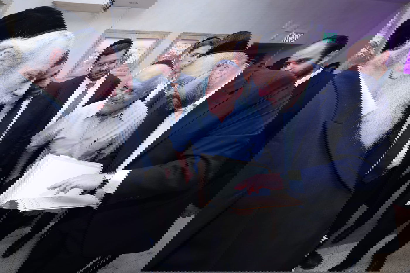 חניכת מרכז המבקרים "חזון לדורות" בבית החזון איש בבני ברק