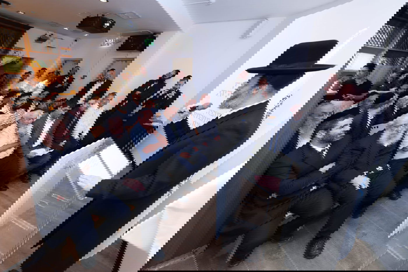 חניכת מרכז המבקרים "חזון לדורות" בבית החזון איש בבני ברק