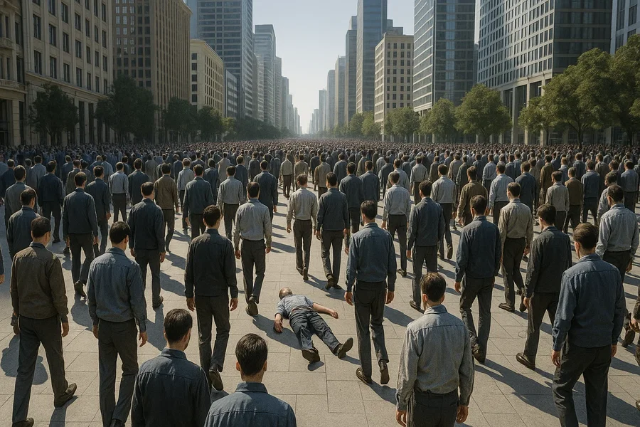 כולם רואים - אך אף אחד לא בוחר לעזור