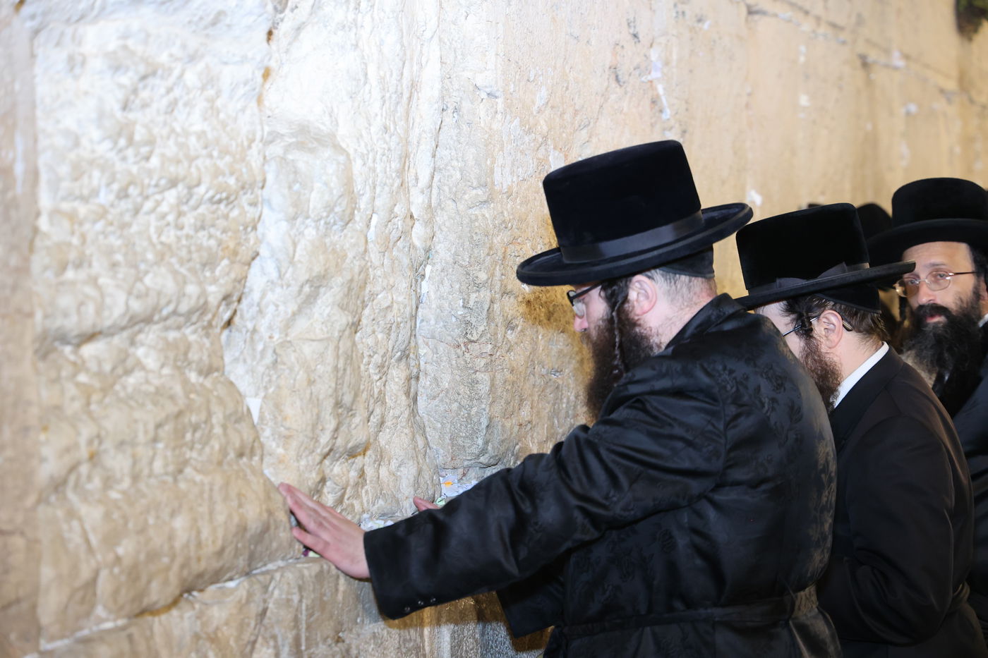 שרולי הגר בתפילה בכותל המערבי