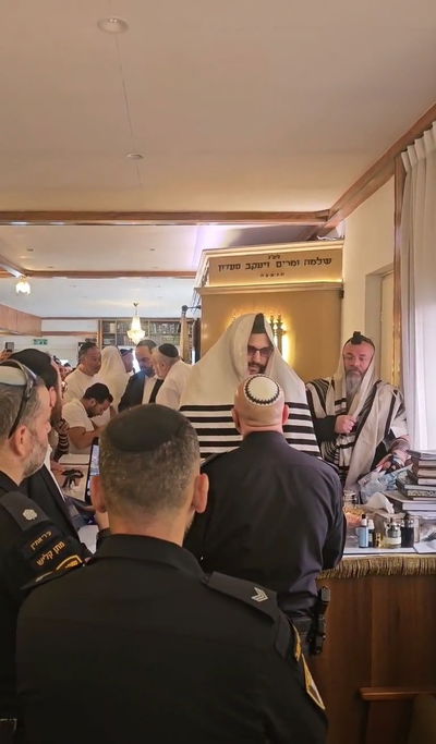 הרב הינוקא בשיחה עם ראש אגף התנועה