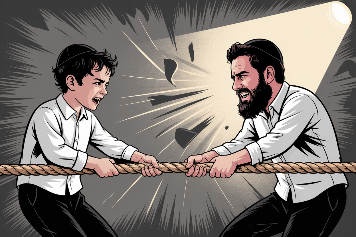 מושכים לכיוונים שונים?