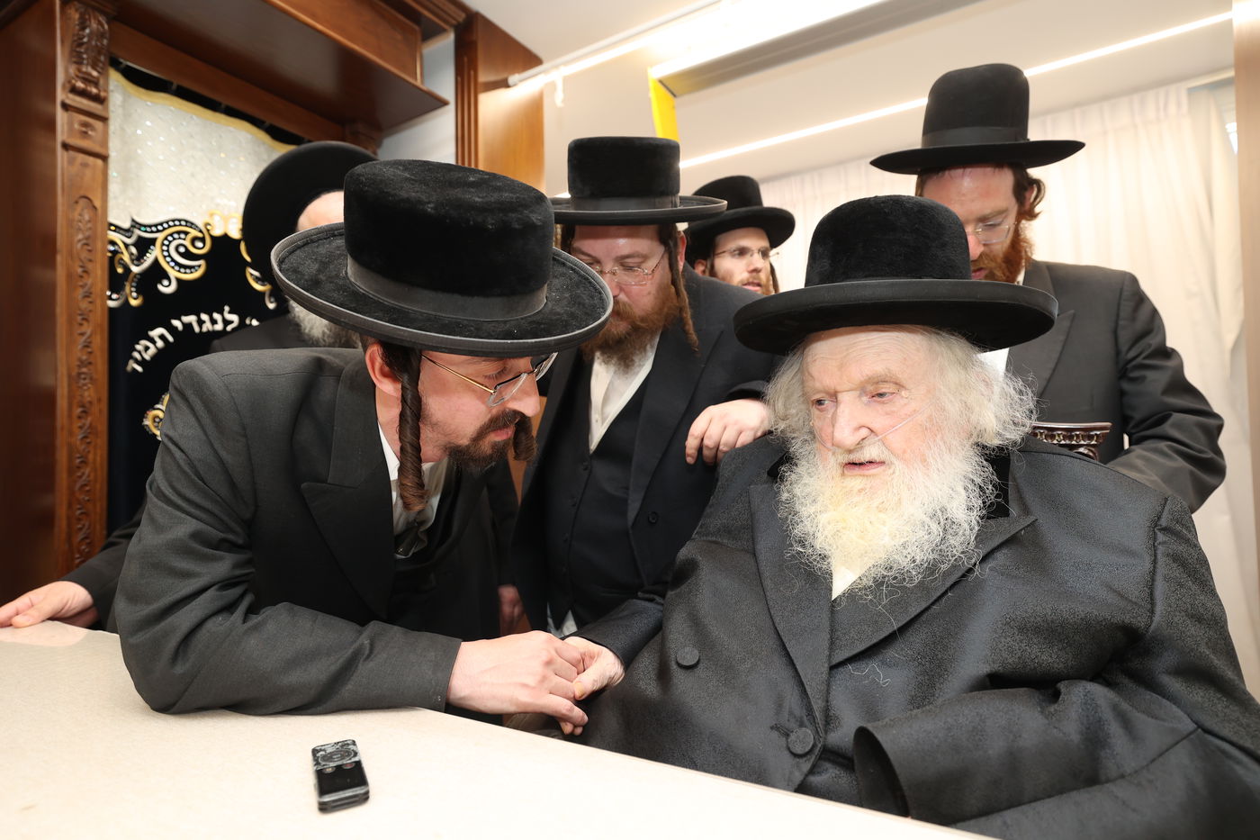 הנחת אבן הפינה בסאטמר ירושלים