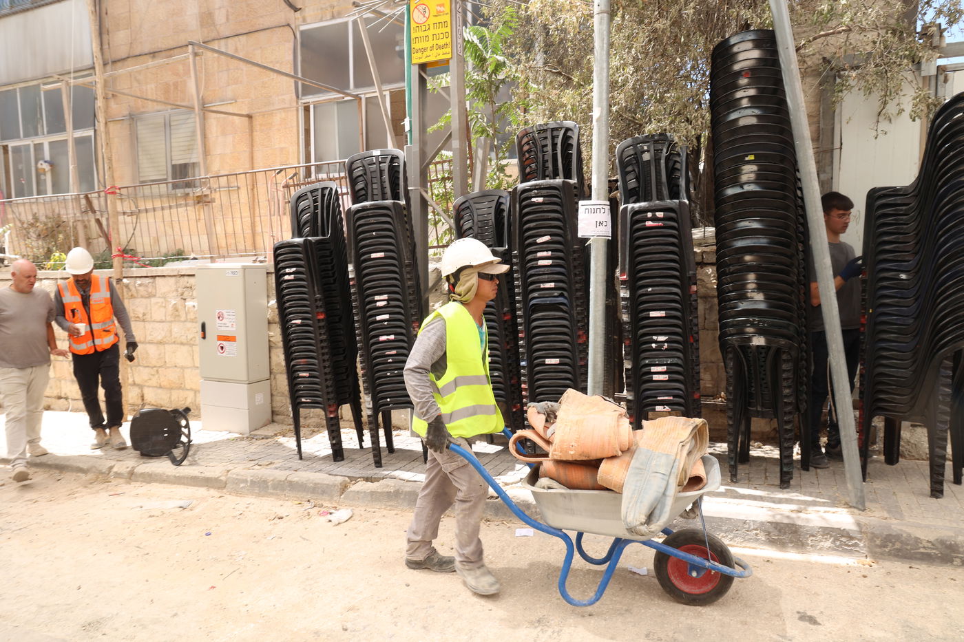 הנחת אבן הפינה בסאטמר ירושלים
