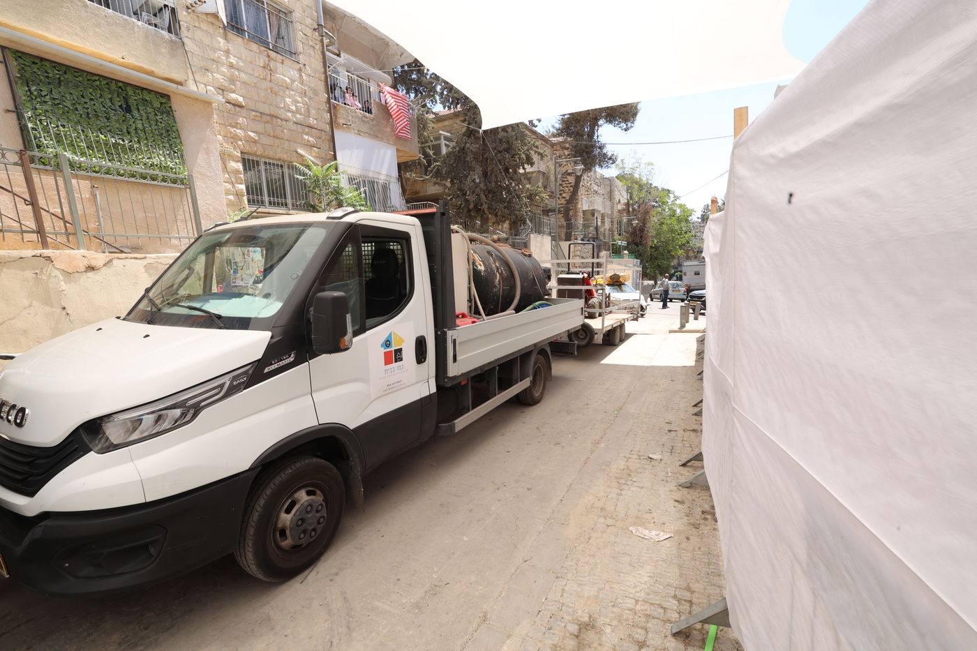 הנחת אבן הפינה בסאטמר ירושלים