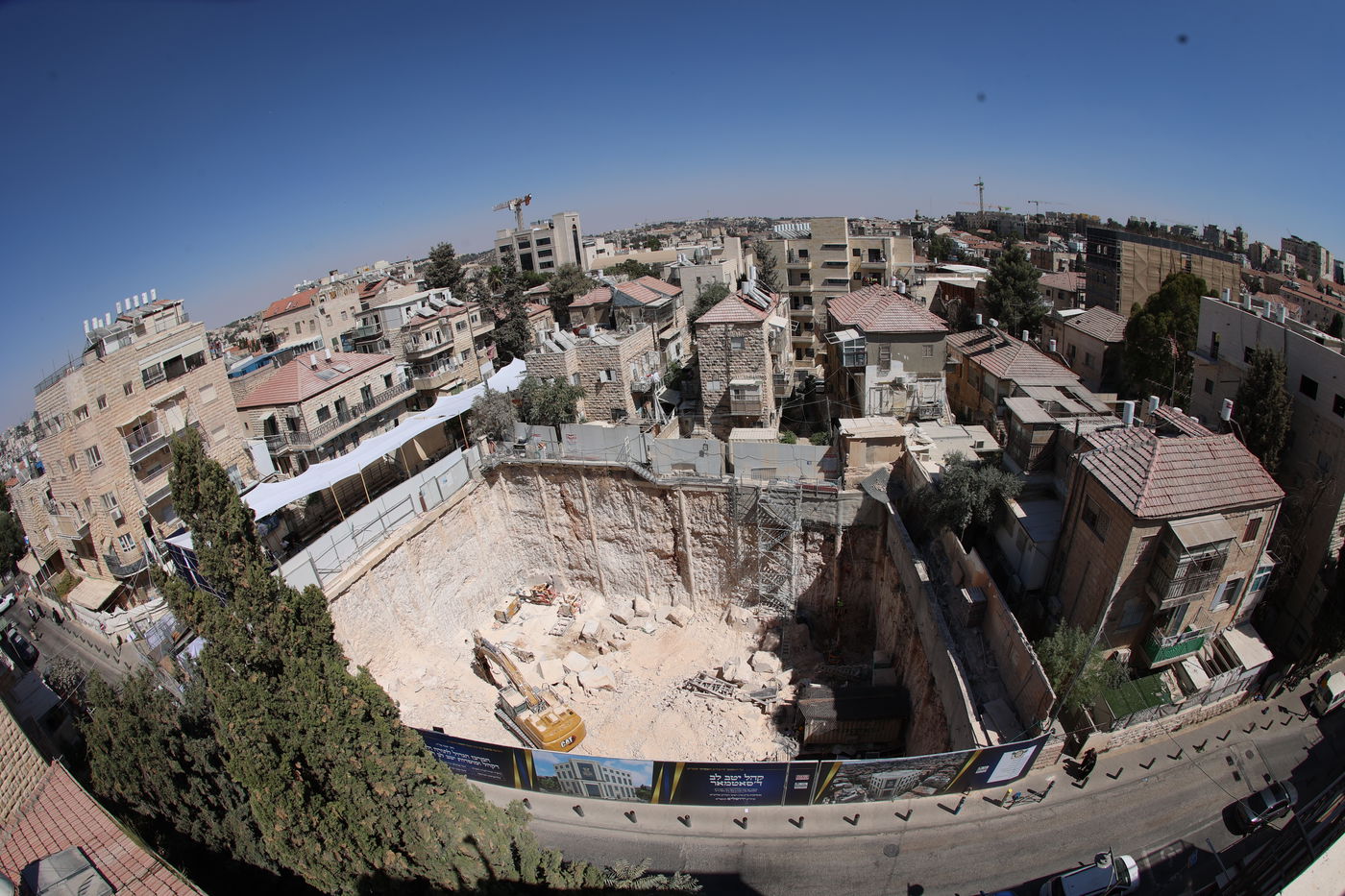 הנחת אבן הפינה בסאטמר ירושלים