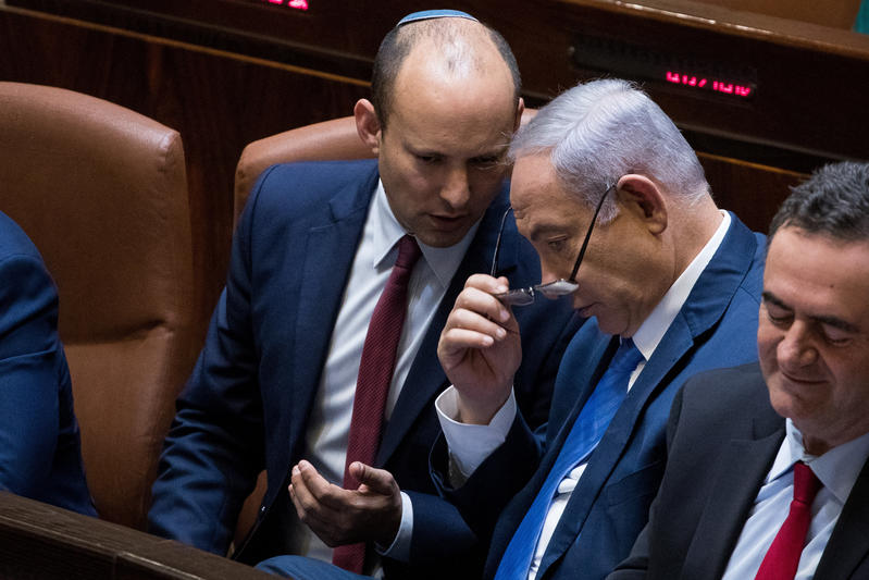 ראש בראש. נתניהו ובנט