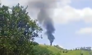 זעזוע בקולומביה: מסוק משטרתי הופל, 12 שוטרים נהרגו