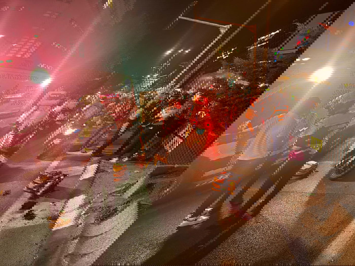 זירת התאונה