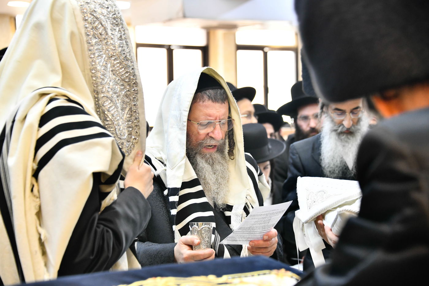 שמחת הברית לנין האדמו"ר מאלכסנדר וטשאקווא