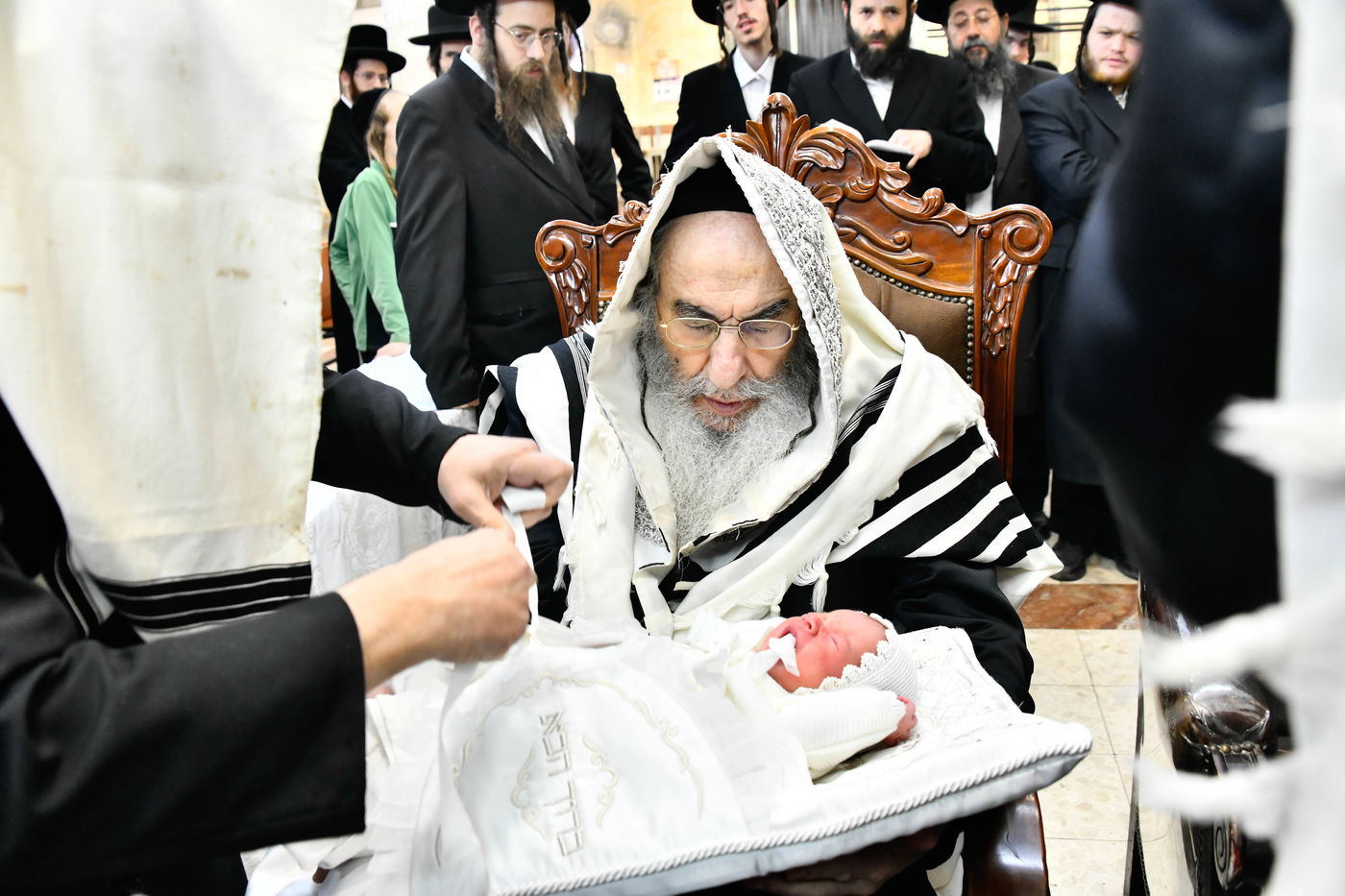 שמחת הברית לנין האדמו"ר מאלכסנדר וטשאקווא