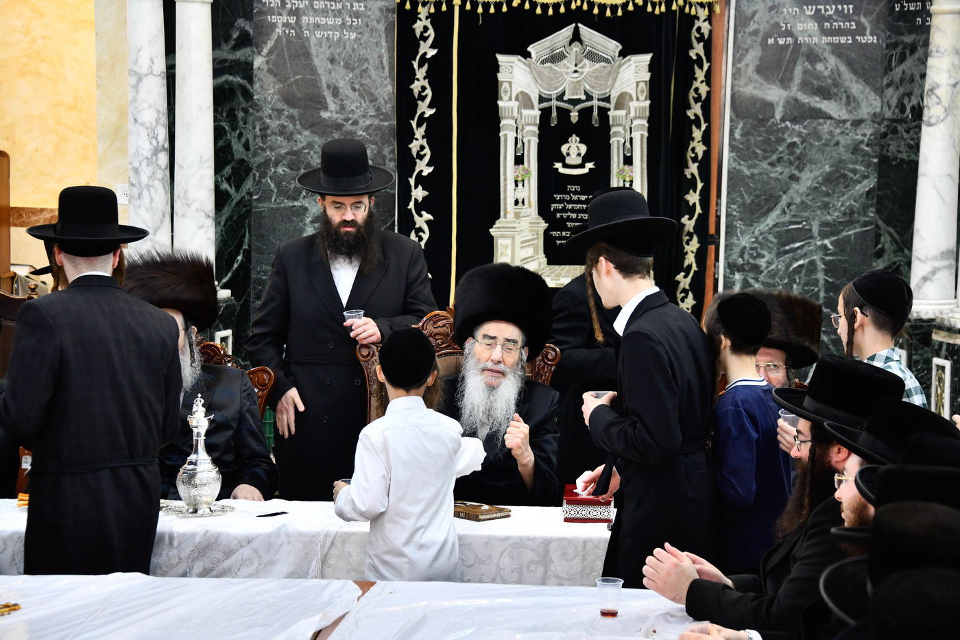 שמחת הברית לנין האדמו"ר מאלכסנדר וטשאקווא