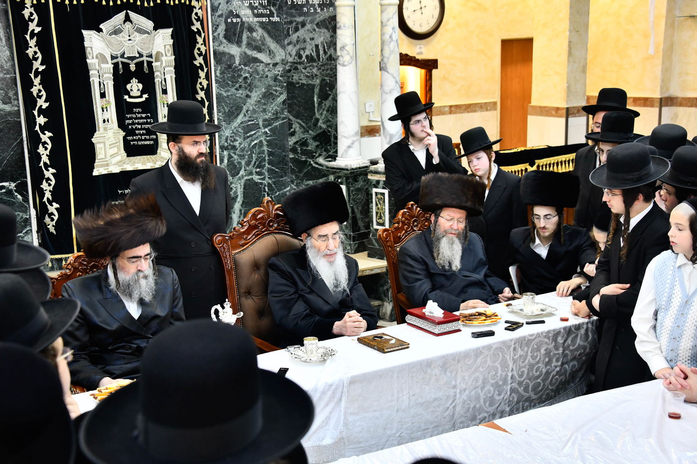 שמחת הברית לנין האדמו"ר מאלכסנדר וטשאקווא