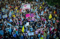 הפגנה למען החטופים