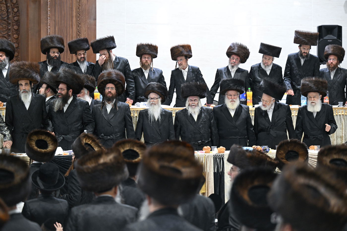 שמחת בר המצווה לנכד האדמו"ר מצאנז