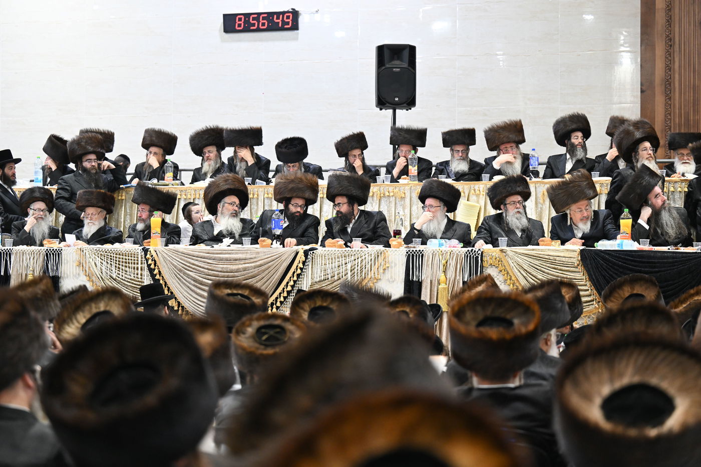 שמחת בר המצווה לנכד האדמו"ר מצאנז