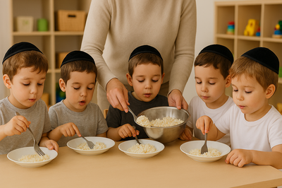 ילדים בצהרון