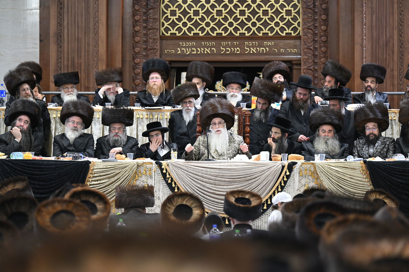 שמחת בר המצווה לנכד האדמו"ר מצאנז