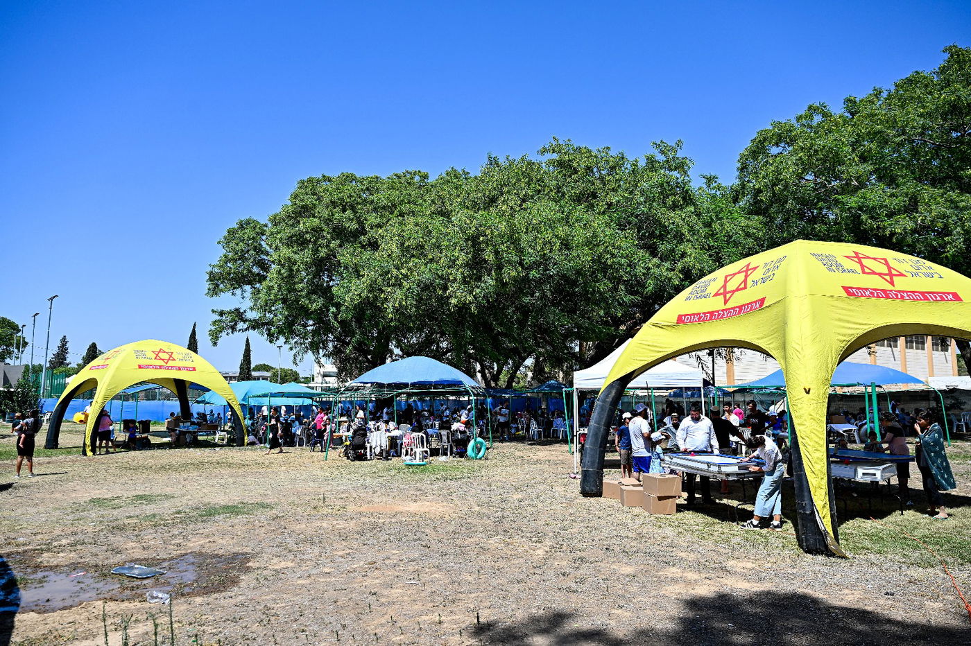 מאות מתנדבי מד"א הצלה דרום ומשפחותיהם ביום כיף וגיבוש בבין הזמנים 