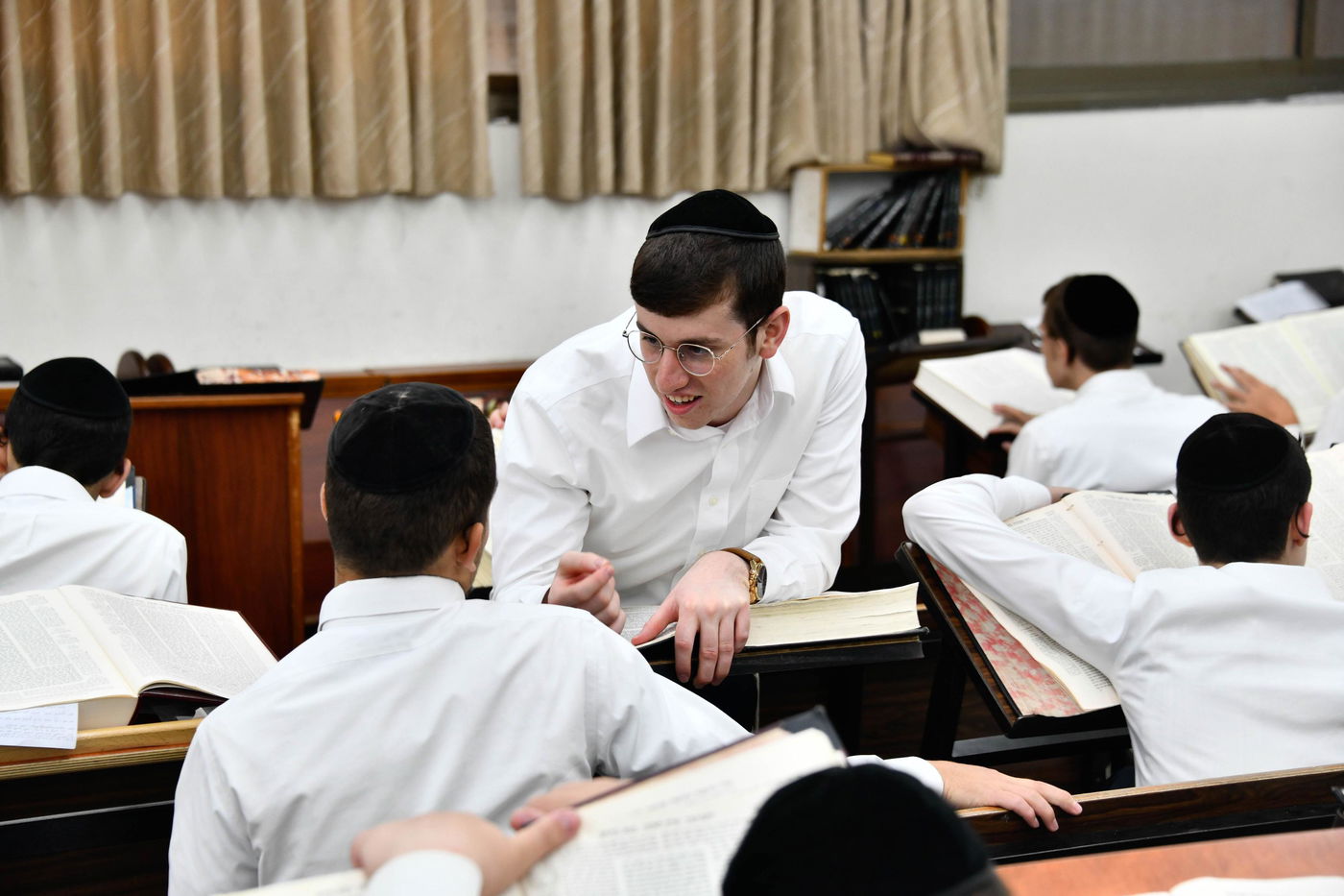 פתיחת הזמן בישיבת 'קריית מלך'