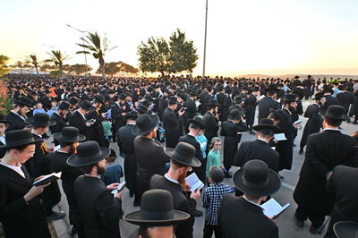 עצרת תפילה לביטול גזירת הגיוס בערד