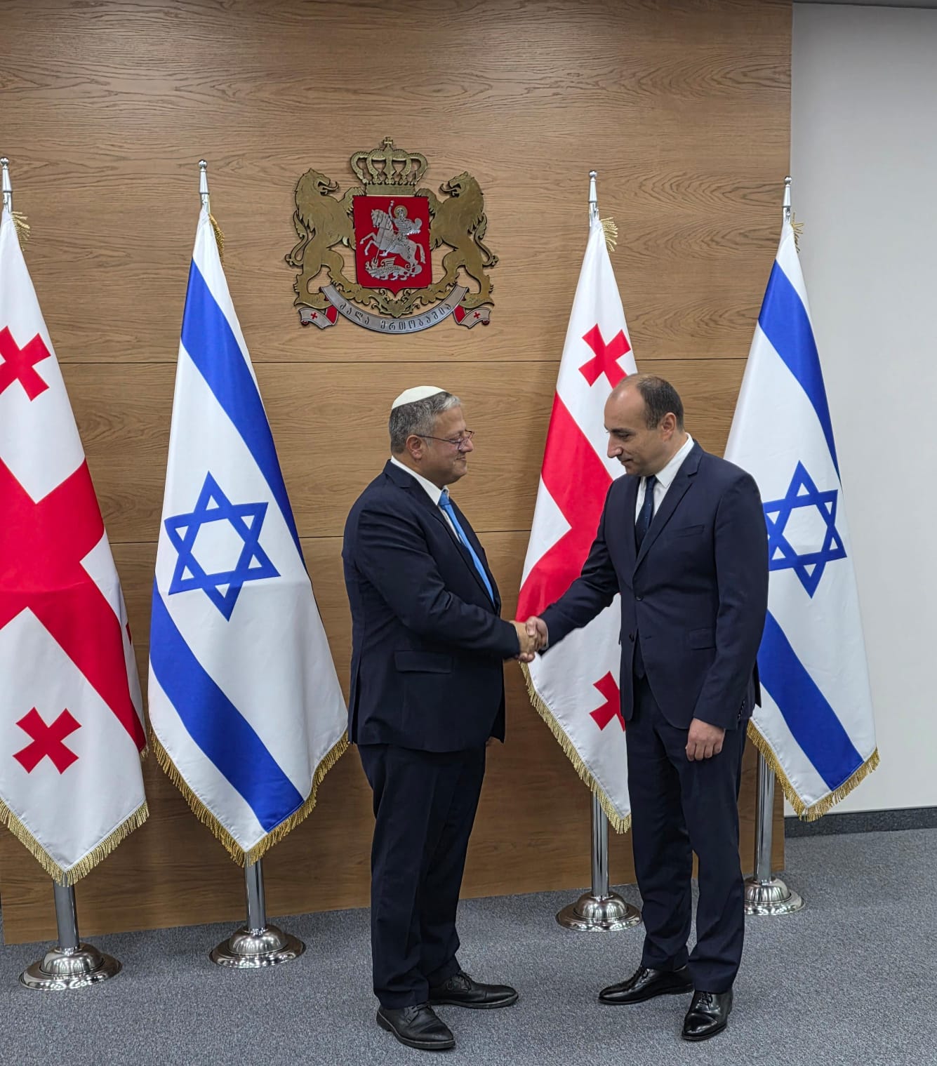 ביקור השר בן גביר בגיאורגיה