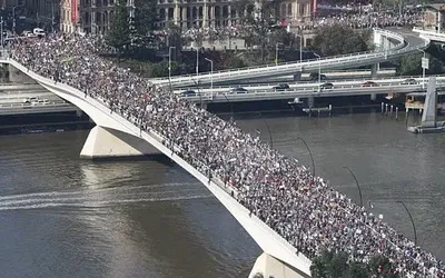 ההפגנה באוסטרליה