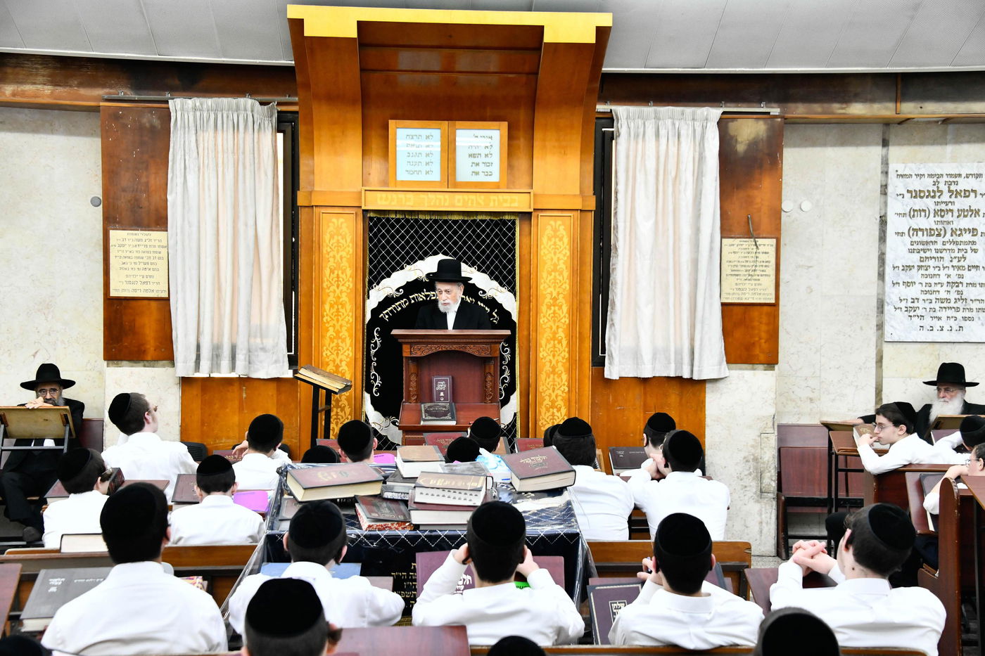 פתיחת הזמן בישיבת 'בית דוד'