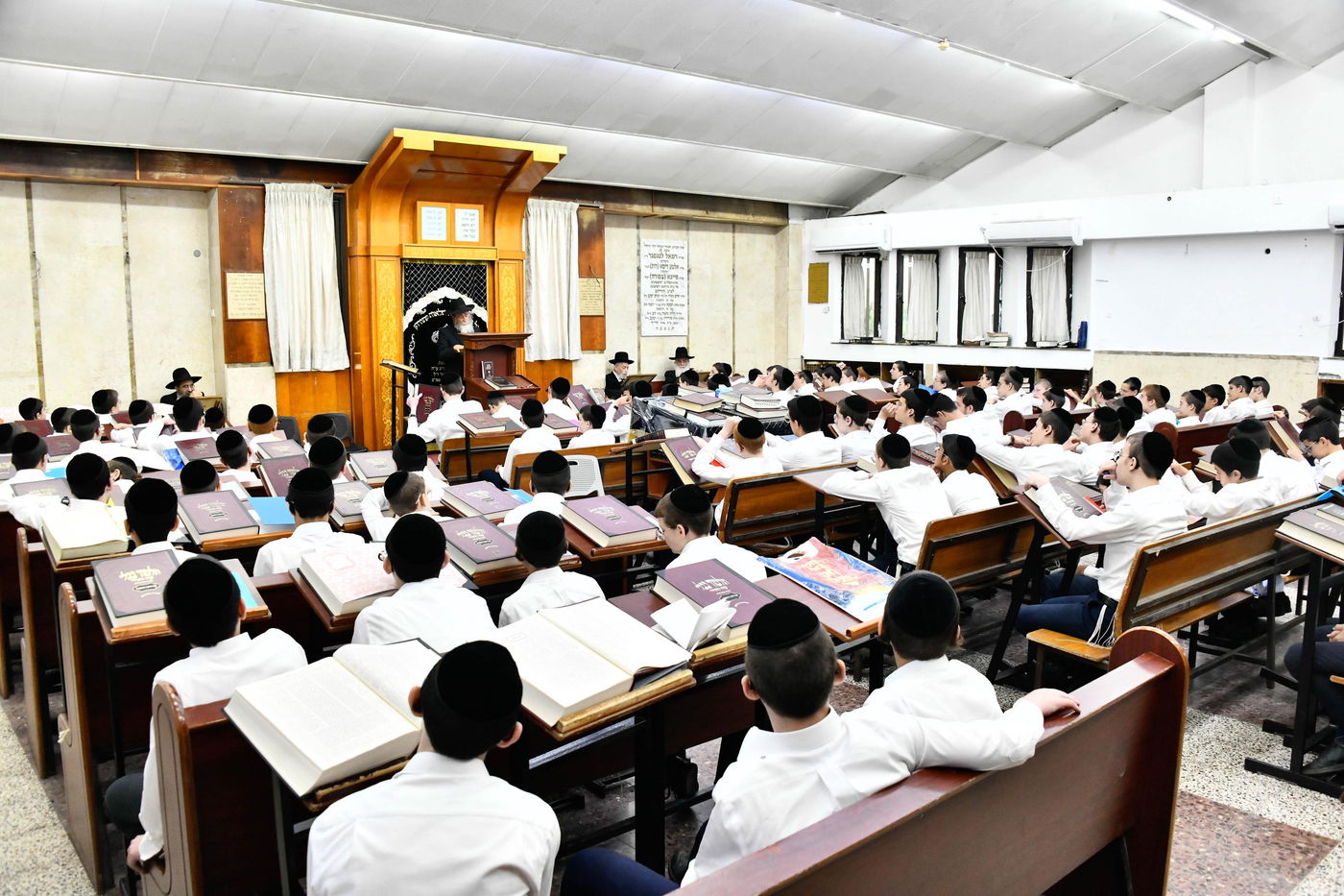 פתיחת הזמן בישיבת 'בית דוד'