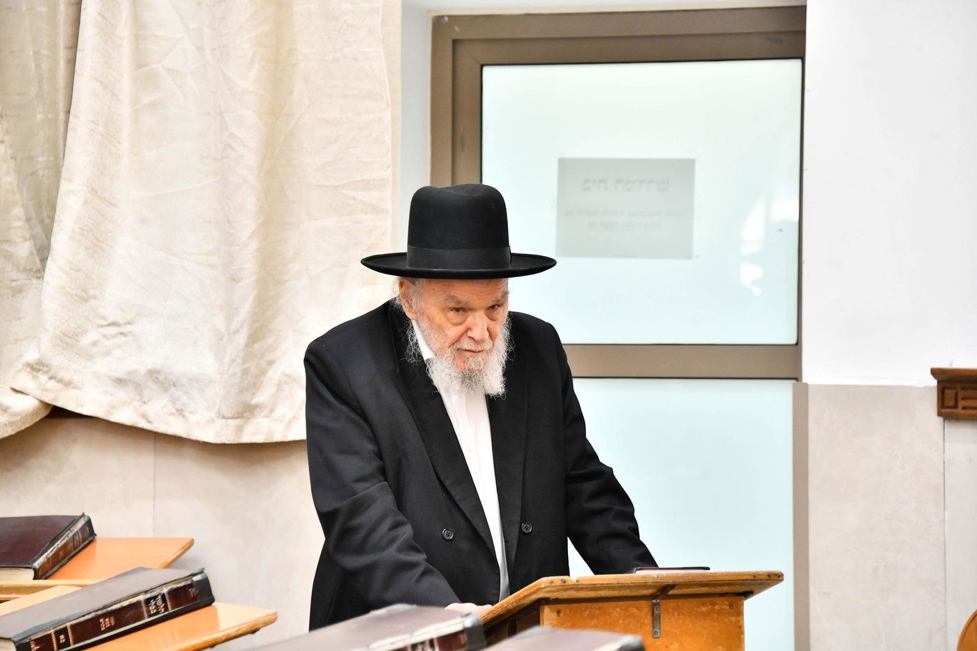 פתיחת הזמן בישיבת סלבודקה בבני ברק