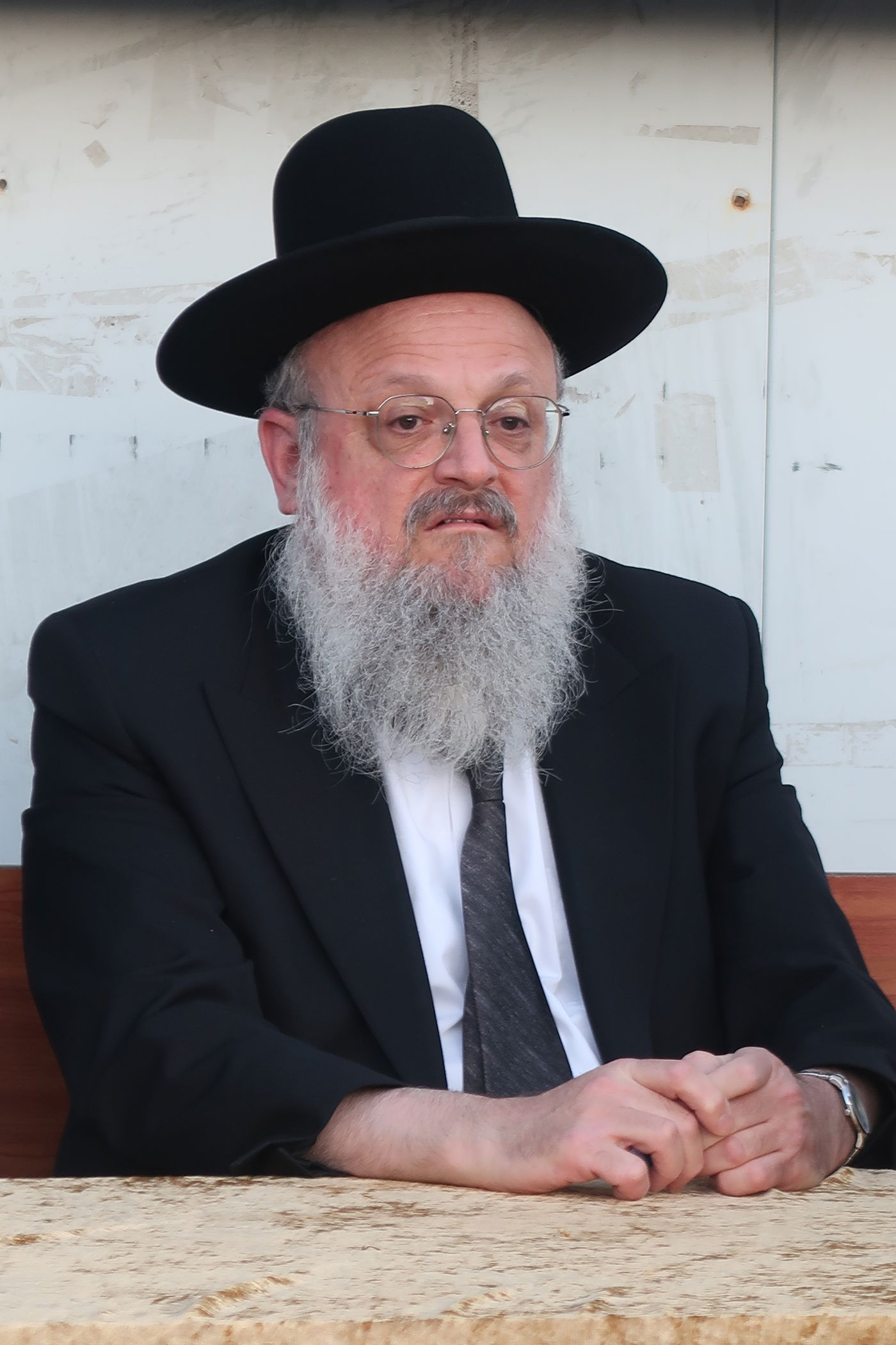 מעמד הנחת אבן הפינה לישיבת 'בית אשר' במודיעין עילית