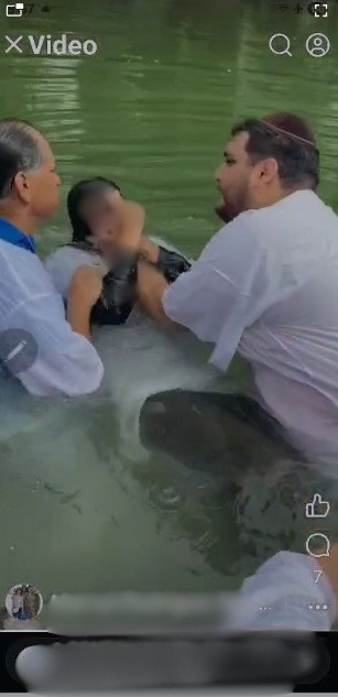 קצנברג מטביל לנצרות